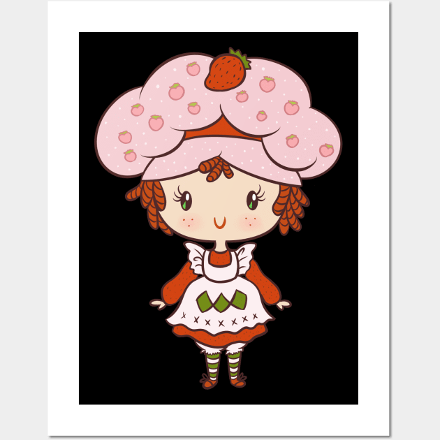 Berry Girl: Lil' CutiEs Wall Art by Ellador